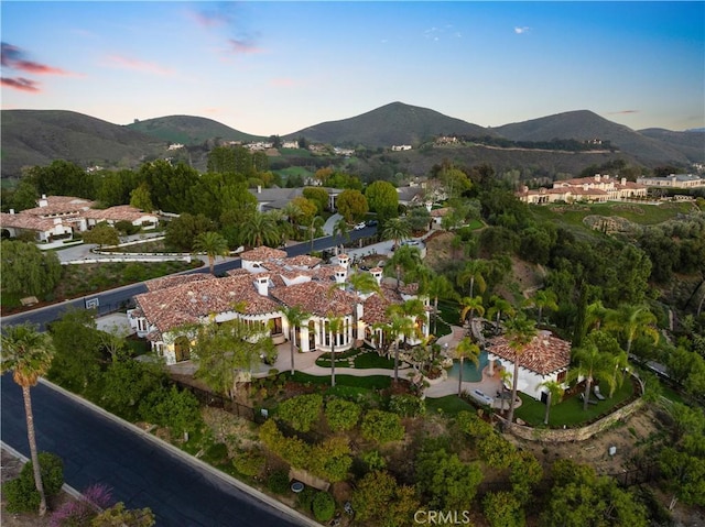 1090 Vista Ridge Ln, Westlake Village, CA 91362 - aerial view of property's location with a mountain backdrop