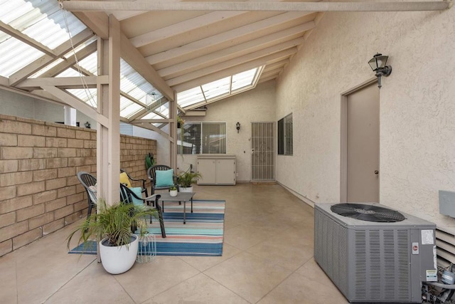 1038 Eider Way, Oceanside, CA 92057 - view of patio featuring central air condition unit and fence