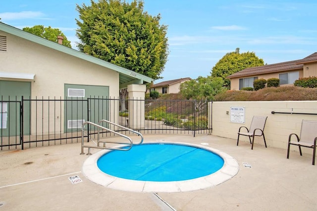 1038 Eider Way, Oceanside, CA 92057 - view of swimming pool featuring a patio, fence, and a pool