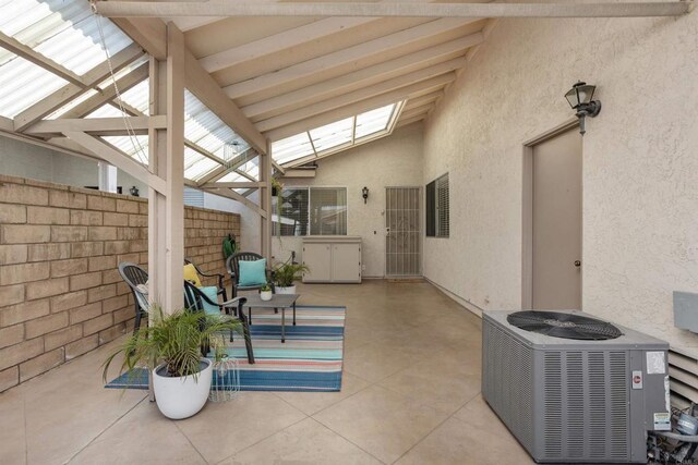 1038 Eider Way, Oceanside, CA 92057 - view of patio / terrace with central AC