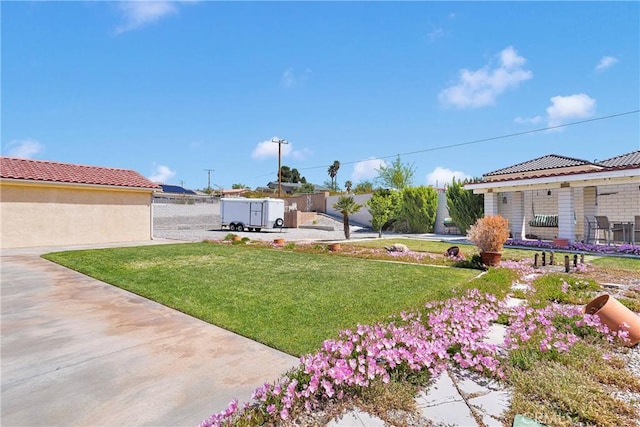 view of yard