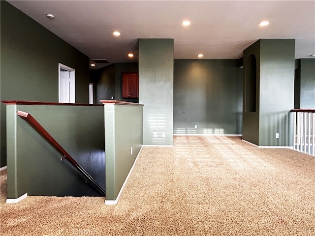 5743 Kendall Ct, Rancho Cucamonga, CA 91739 - unfurnished room featuring carpet flooring, recessed lighting, and baseboards