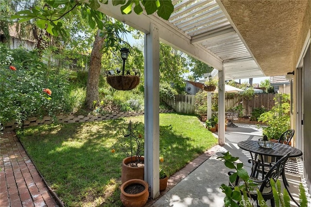 19852 Pandy Ct, Canyon Country, CA 91351 - view of yard featuring a patio and fence