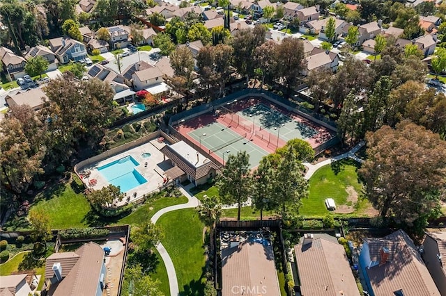19852 Pandy Ct, Canyon Country, CA 91351 - birds eye view of property with a residential view
