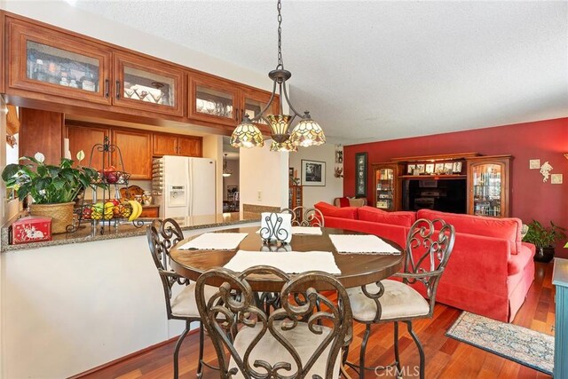 19852 Pandy Ct, Canyon Country, CA 91351 - dining space with wood finished floors