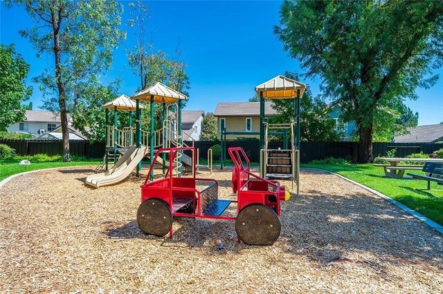 19852 Pandy Ct, Canyon Country, CA 91351 - community playground featuring fence and a lawn