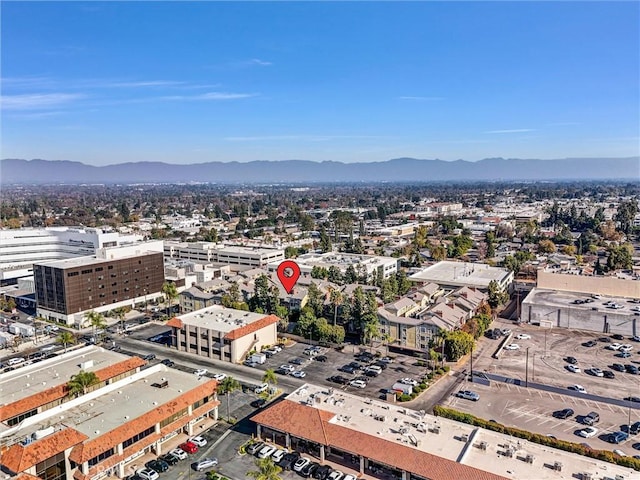18324 Clark St Unit 315, Tarzana, CA 91356 - bird's eye view with a mountain view