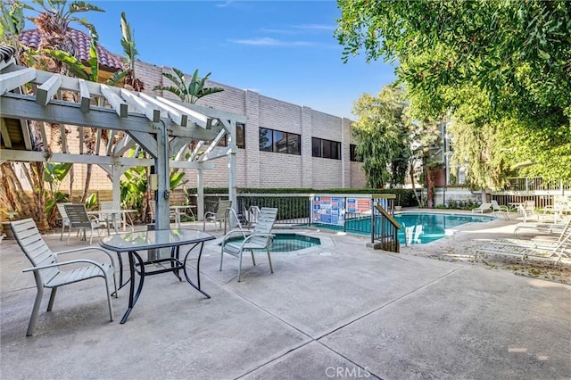 18324 Clark St Unit 315, Tarzana, CA 91356 - pool featuring a patio area and fence