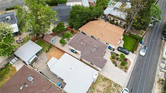 birds eye view of property featuring a residential view