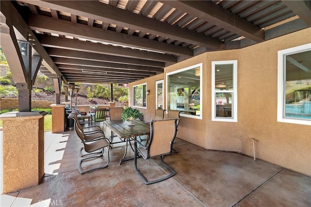 1560 Vandagriff Way, Corona, CA 92883 - view of patio / terrace with outdoor dining space