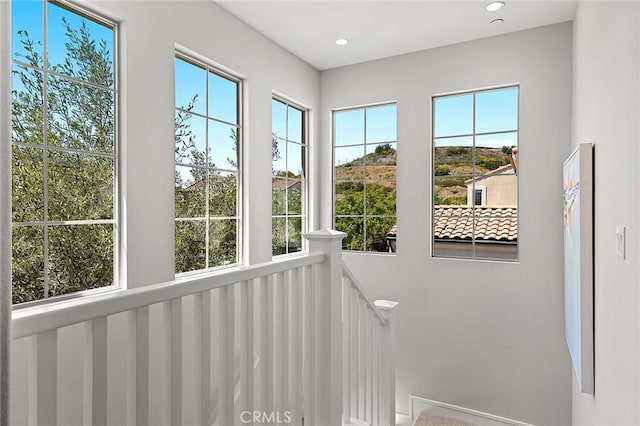 113 Soaring Eagle, Irvine, CA 92618 - stairs featuring healthy amount of natural light and recessed lighting
