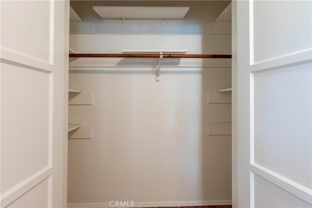 view of closet