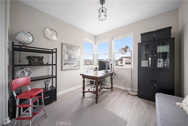 1866 Homestead Pl, San Luis Obispo, CA 93405 - office featuring light wood finished floors and baseboards