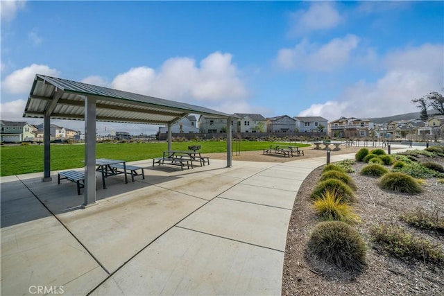 1866 Homestead Pl, San Luis Obispo, CA 93405 - view of property's community featuring a gazebo, a residential view, and a lawn