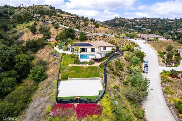 2836 Mesa Grove Rd, Fallbrook, CA 92028 - view from above of property featuring a pool