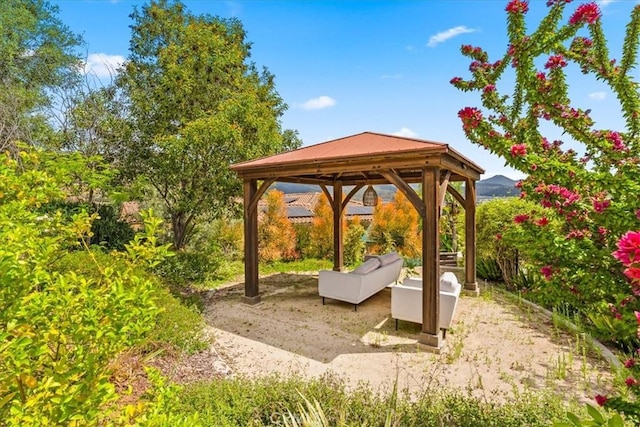 2836 Mesa Grove Rd, Fallbrook, CA 92028 - view of patio / terrace featuring a gazebo