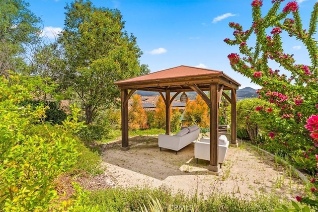 2836 Mesa Grove Rd, Fallbrook, CA 92028 - view of patio / terrace with a gazebo