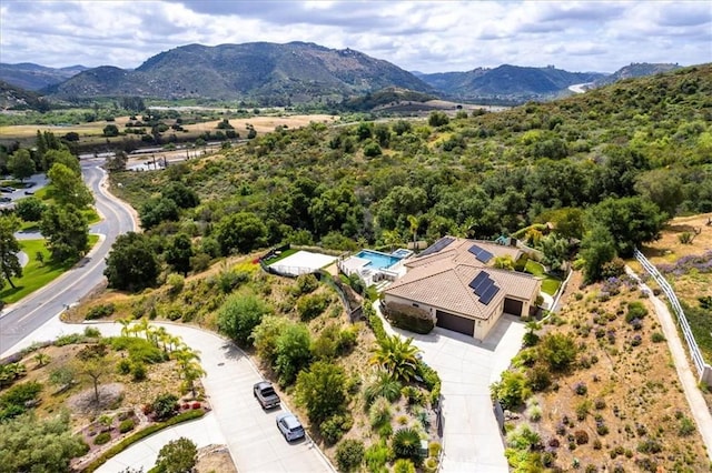 2836 Mesa Grove Rd, Fallbrook, CA 92028 - bird's eye view of a mountain backdrop