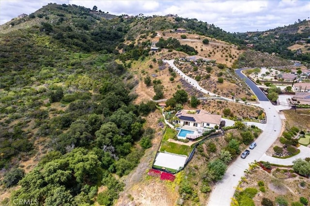 2836 Mesa Grove Rd, Fallbrook, CA 92028 - bird's eye view of a mountainous background