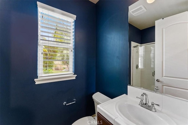 2836 Mesa Grove Rd, Fallbrook, CA 92028 - bathroom with vanity and a shower