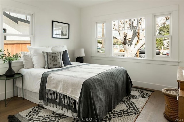 3702 Seneca Ave, Los Angeles, CA 90039 - bedroom with wood finished floors