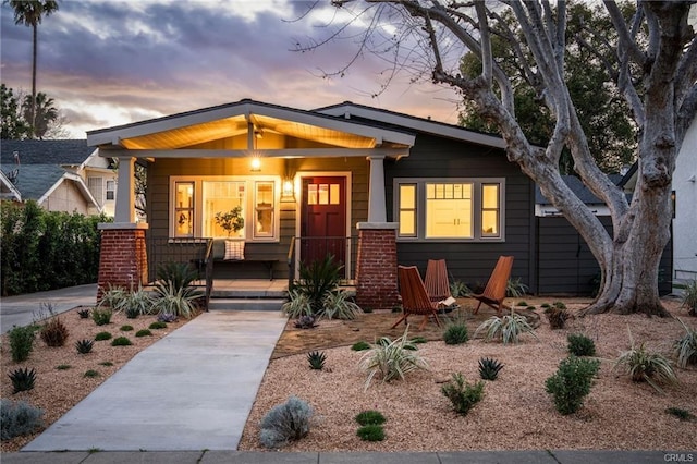 3702 Seneca Ave, Los Angeles, CA 90039 - craftsman inspired home featuring a porch