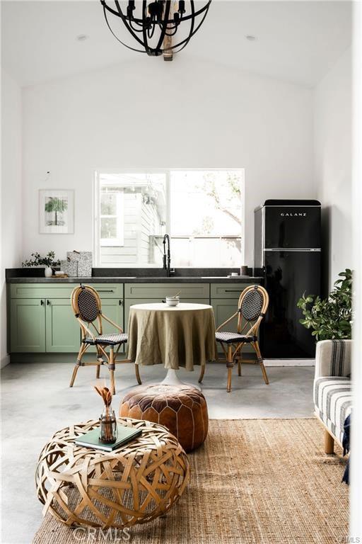 3702 Seneca Ave, Los Angeles, CA 90039 - sitting room with a notable chandelier