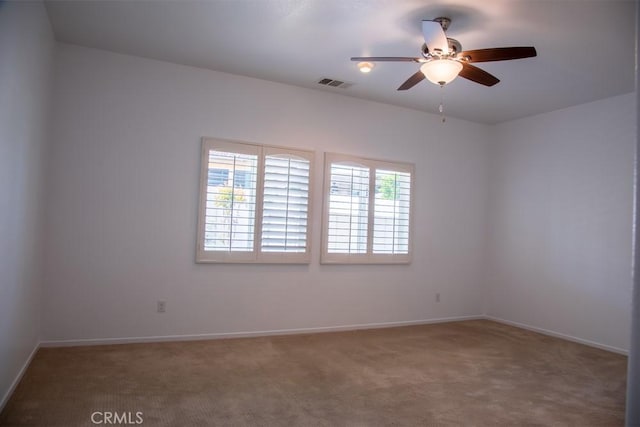 1334 Pinehurst Dr, Calimesa, CA 92320 - unfurnished room with carpet, ceiling fan, and baseboards
