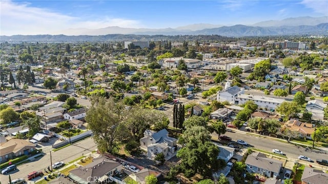 318 E 11th St, Pomona, CA 91766 - aerial view with a residential view and a mountain view