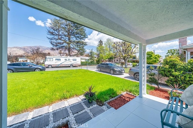 834 Morada Pl, Altadena, CA 91001 - view of patio / terrace featuring a mountain view