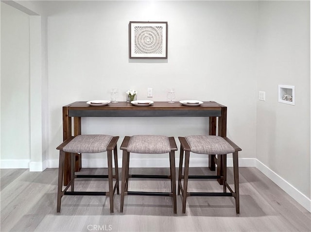834 Morada Pl, Altadena, CA 91001 - dining room with baseboards and wood finished floors