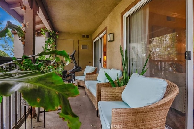 2800 Keller Dr Unit 285, Tustin, CA 92782 - balcony with visible vents and an outdoor hangout area