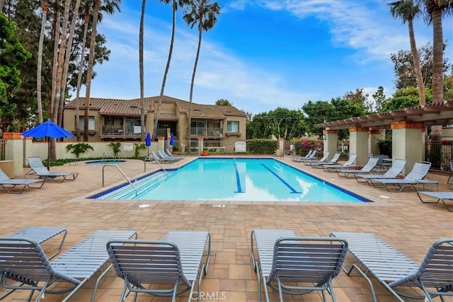 2800 Keller Dr Unit 285, Tustin, CA 92782 - pool with a pergola and a patio