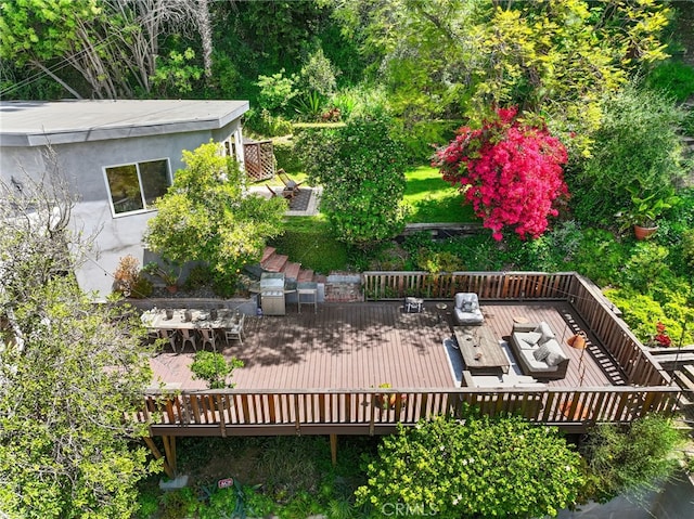 2402 Aspen Dr, Los Angeles, CA 90068 - view of deck