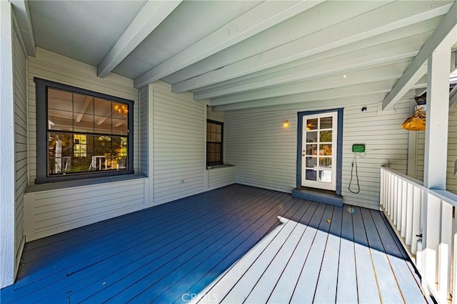 51192 Bon Veu Dr, Oakhurst, CA 93644 - view of wooden terrace