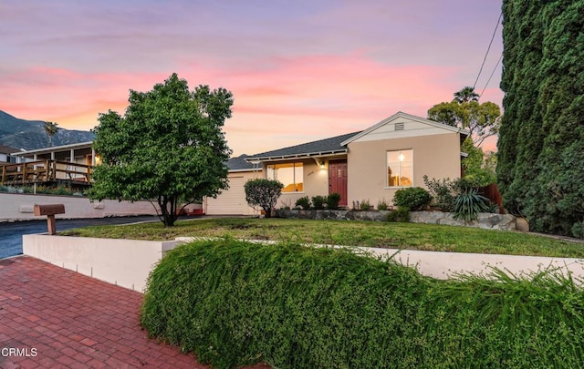 4806 Glenwood Ave, La Crescenta, CA 91214 - single story home with stucco siding and a mountain view