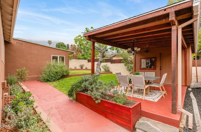 4806 Glenwood Ave, La Crescenta, CA 91214 - view of patio featuring outdoor dining space