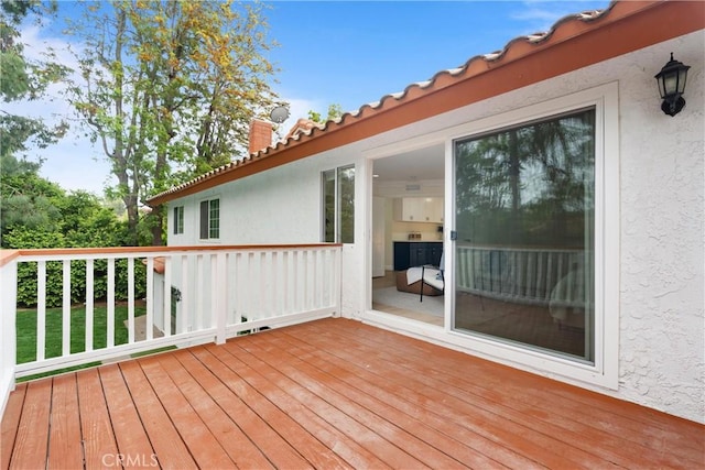 view of deck