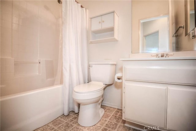 803 Maplewood, Irvine, CA 92618 - bathroom with shower / tub combo with curtain, vanity, and toilet