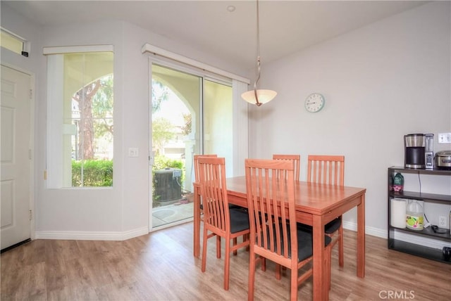 803 Maplewood, Irvine, CA 92618 - dining room with baseboards and wood finished floors