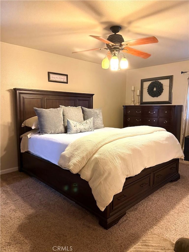 5170 Coronado St, Chowchilla, CA 93610 - carpeted bedroom featuring ceiling fan