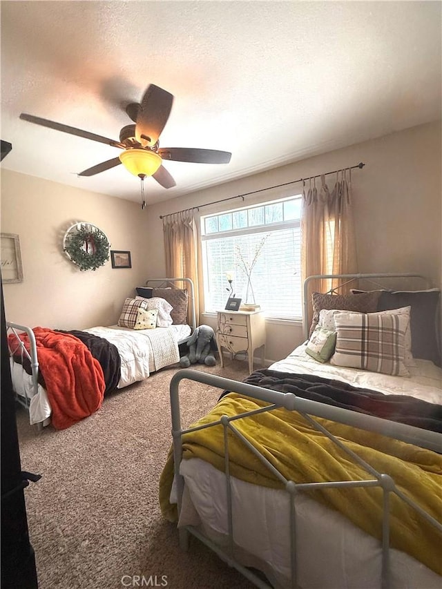 5170 Coronado St, Chowchilla, CA 93610 - carpeted bedroom featuring a ceiling fan