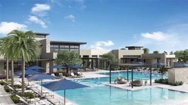 view of pool