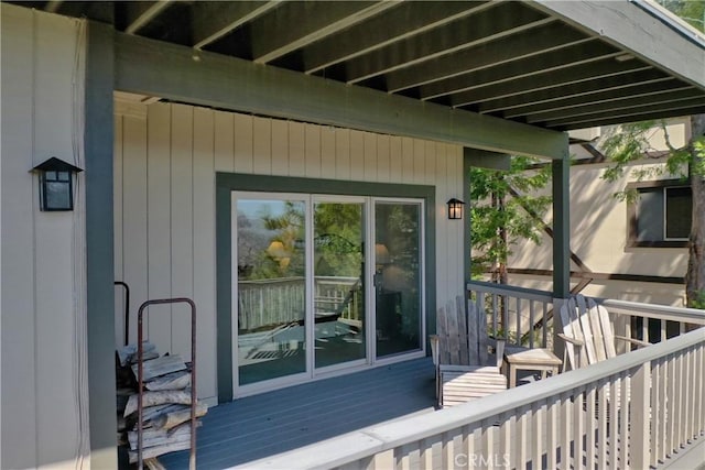 view of deck