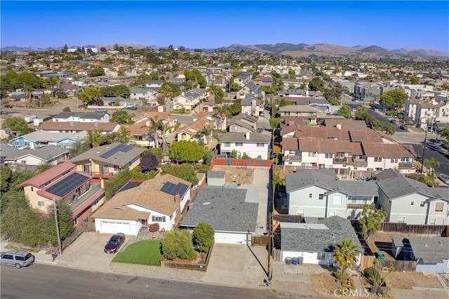 234 N 12th St, Grover Beach, CA 93433 - aerial view of property's location with nearby suburban area and a mountain backdrop