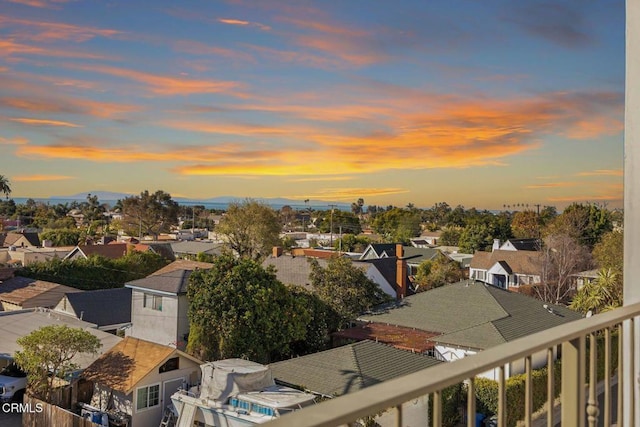 exterior space featuring a residential view