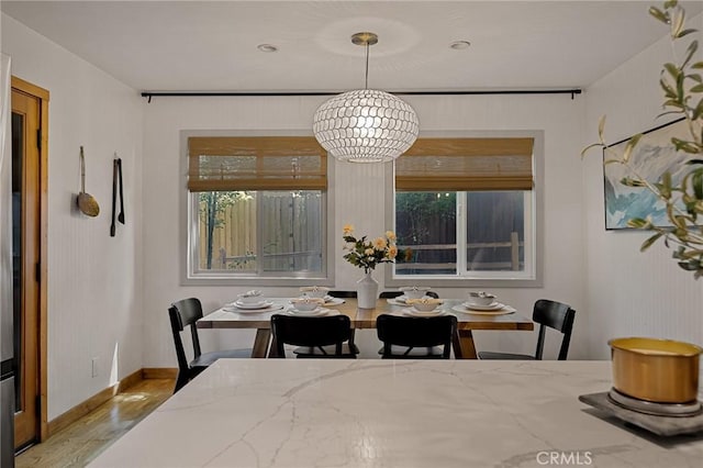 29387 Lake View Dr, Cedar Glen, CA 92321 - dining room with wood finished floors and plenty of natural light