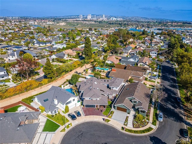 1232 Blue Gum Ln, Newport Beach, CA 92660 - drone / aerial view featuring a residential view