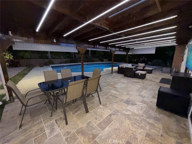view of pool