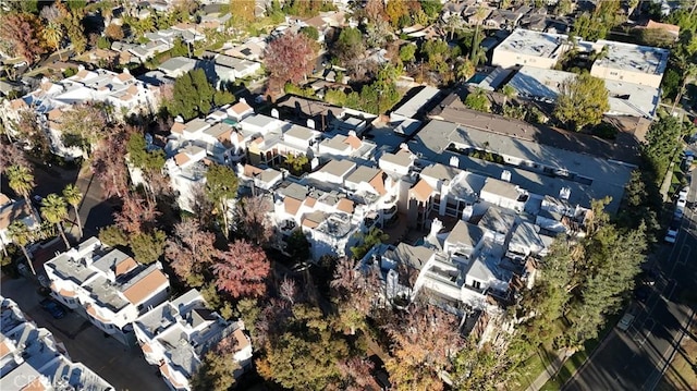 bird's eye view featuring a residential view